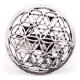 Flower of life - Sølvforgylt messing ring