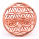 Flower of life - Kobberforgylt messing ring