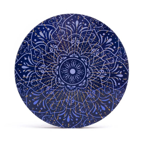 Mandala - Blå - Bordbrikker