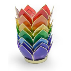 Chakra Lotus - Gylden - telysholder