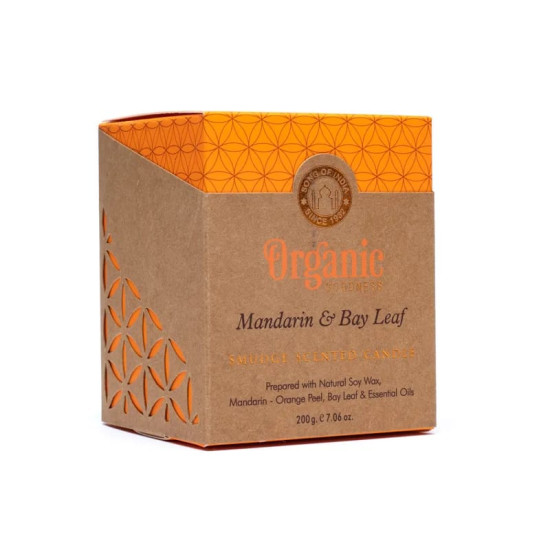 Organic Goodness - Mandarin & Bay Leaf - Duftlys