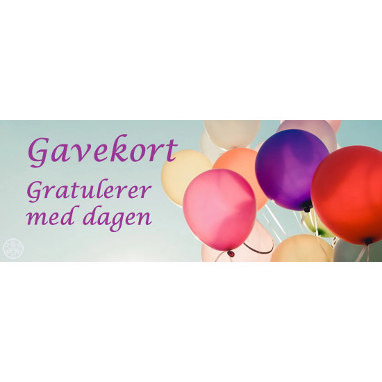 Gavekort - Bursdag - 700,-