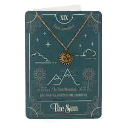 Kort med halskjede - The Sun Tarot 