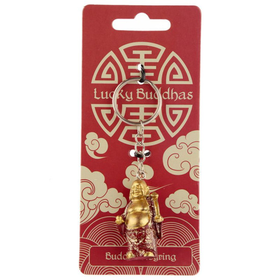 Lucky Buddha - Nøkkelring